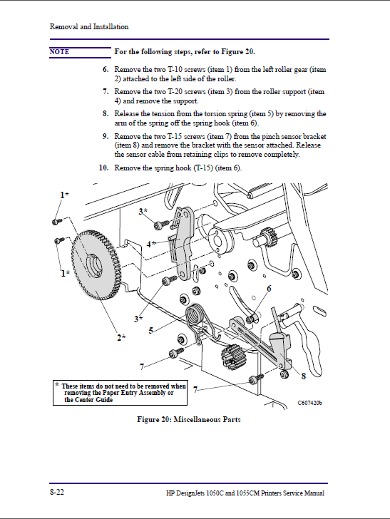 HP Designjet 1050C 1055CM Service Manual-5